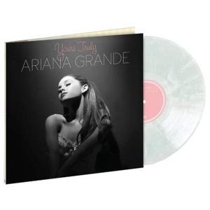 ARIANA GRANDE YOURS TRULY WHITE/CLEAR SWIRL VINYL